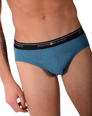 Punto Blanco Small Briefs Basix 53489-10 Blue P4