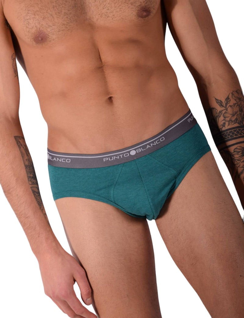 Punto Blanco Small Briefs Basix 53489-10 Green P13