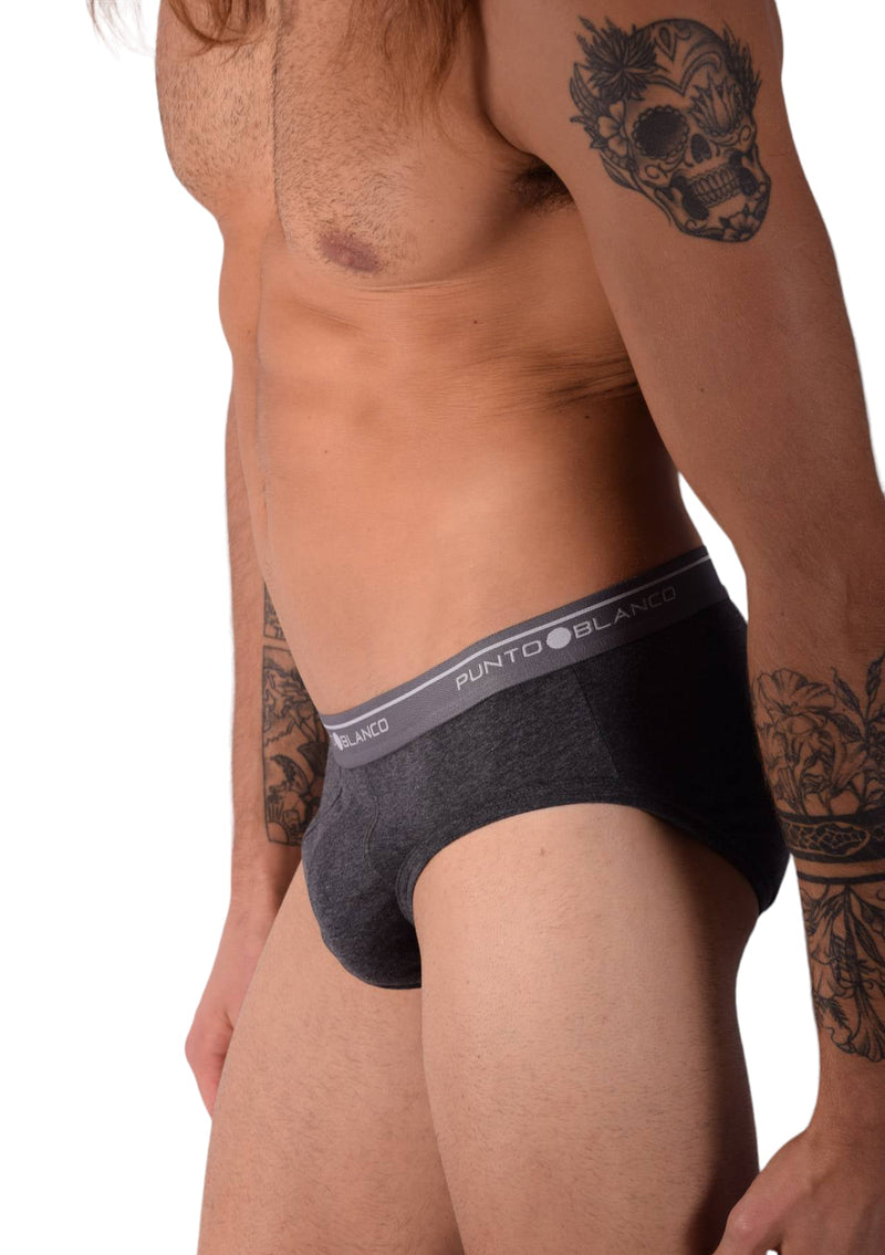 Punto Blanco Small Briefs Basix 53489-10 Grey P12