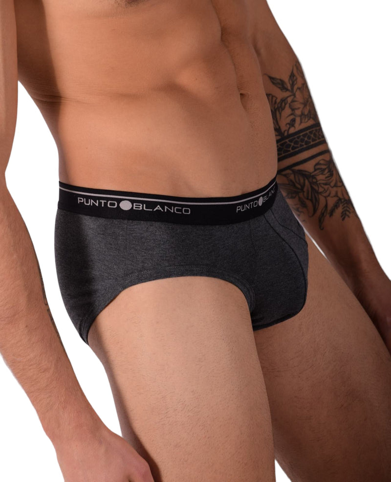 Punto Blanco Small Briefs Basix 53489-10 Grey P5