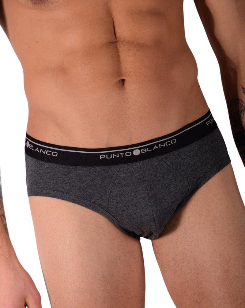 Punto Blanco Small Briefs Basix 53489-10 Grey P5