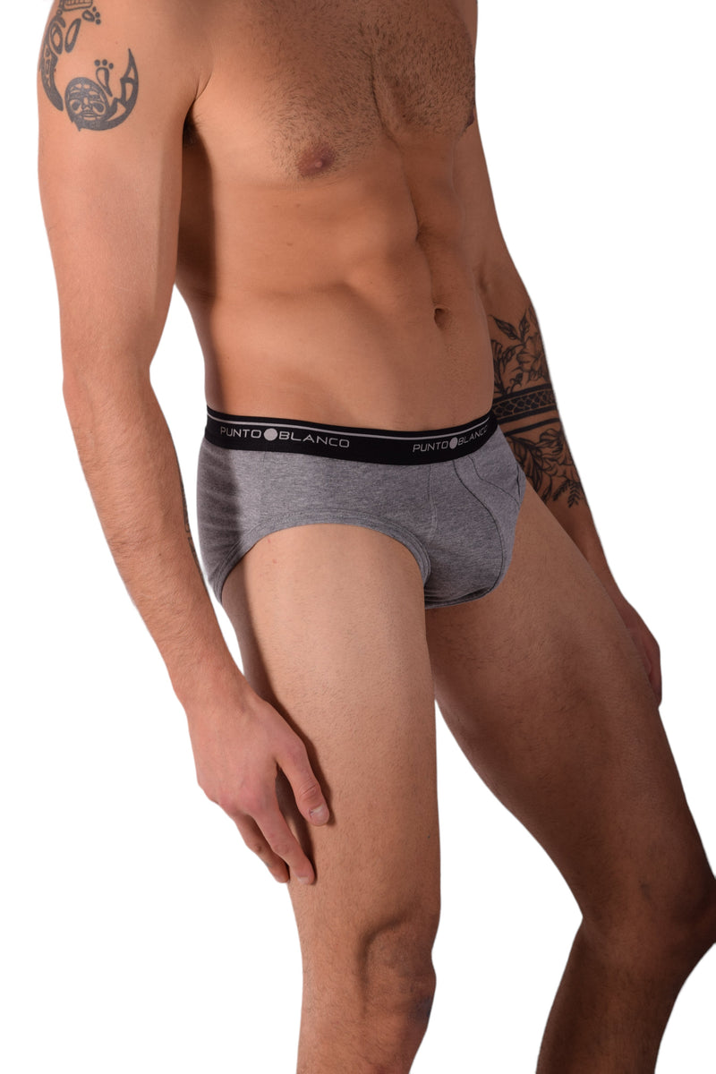 Punto Blanco Small Briefs Basix 53489-10 Light Grey P14