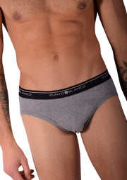 Punto Blanco Small Briefs Basix 53489-10 Light Grey P14