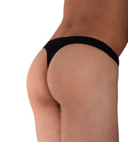 Punto Blanco Thongs Invisible Soft Cotton Thong Black 3620 13