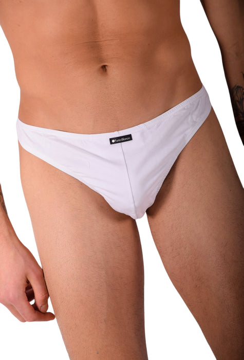 Punto Blanco Thongs Invisible Soft Cotton Thong White 3620 14