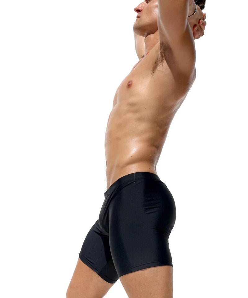 RUFSKIN Biker Shorts HADDOCK Premium Stretch Nylon Black/Orange 773