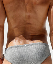 RUFSKIN Brief Rafer Mini - Sunga Stretch Ribbed Knit Briefs Heather Grey 773