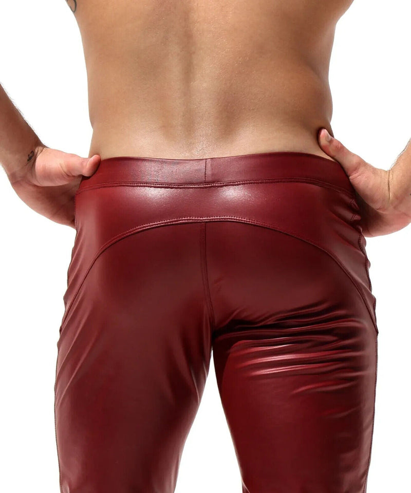 RUFSKIN Flare - Leg Pant CERRONE Stretch Leatherette Blood Red Hue4