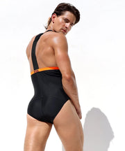 RUFSKIN! Form Fitting Bodysuit HAKE Sport 4 - Way Stretch (ITY) Elastic Straps 63
