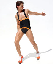 RUFSKIN! Form Fitting Bodysuit HAKE Sport 4 - Way Stretch (ITY) Elastic Straps 65