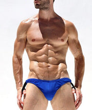 RUFSKIN Jockstrap EVANS Premium Matte Nylon Sport Jock/Thong Combo Royal Blue 122