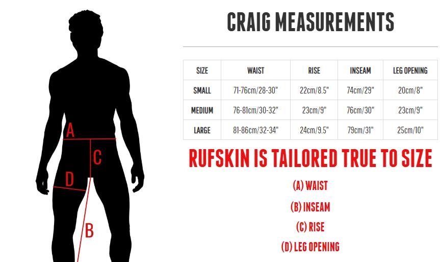 Rufskin Craig Stretch Perforated Rubberized Leggings Black SL6004 at  International Jock