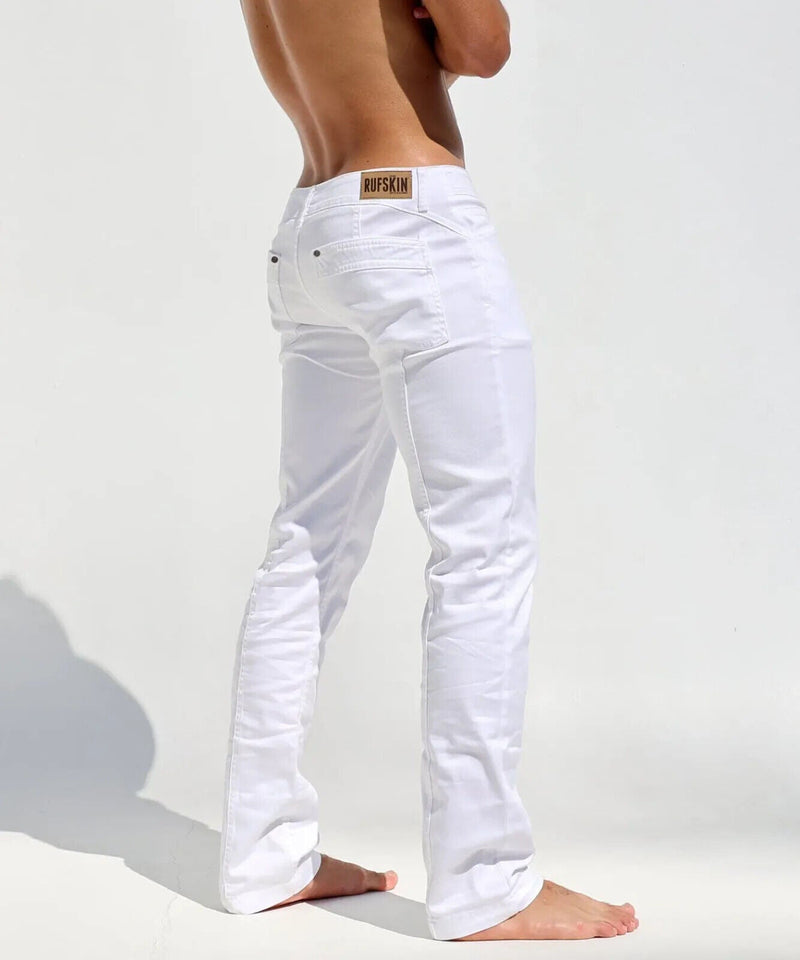 RUFSKIN Low-Rise Pants GIORGIO Premium Stretch Denim White