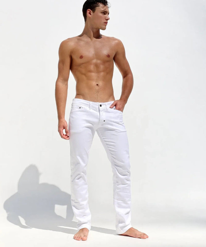 RUFSKIN Low-Rise Pants GIORGIO Premium Stretch Denim White