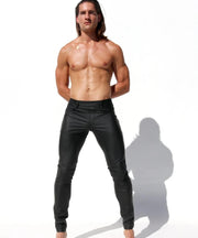 RUFSKIN MORRISON Slim - Fit Lounge Pants Back Yoke Bronze Zipper Matte Black 76