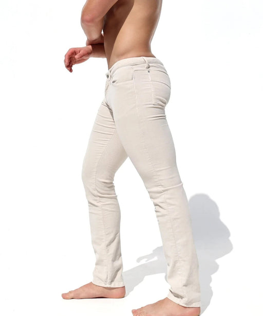 RUFSKIN Pants GIANNI Velvety Stretch Corduroy Slim - Fit 5 - Pocket Design Bone Hue1