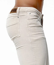 RUFSKIN Pants GIANNI Velvety Stretch Corduroy Slim - Fit 5 - Pocket Design Bone Hue5