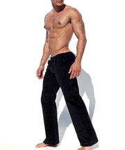 RUFSKIN Pants MAGNUS Black Stretch Corduroy Low - Rise Mildly Relaxed Leg 11