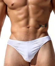 RUFSKIN's Signature T-back GOGO Thongs Stretch Rayon Dual Layer Glacier White 2