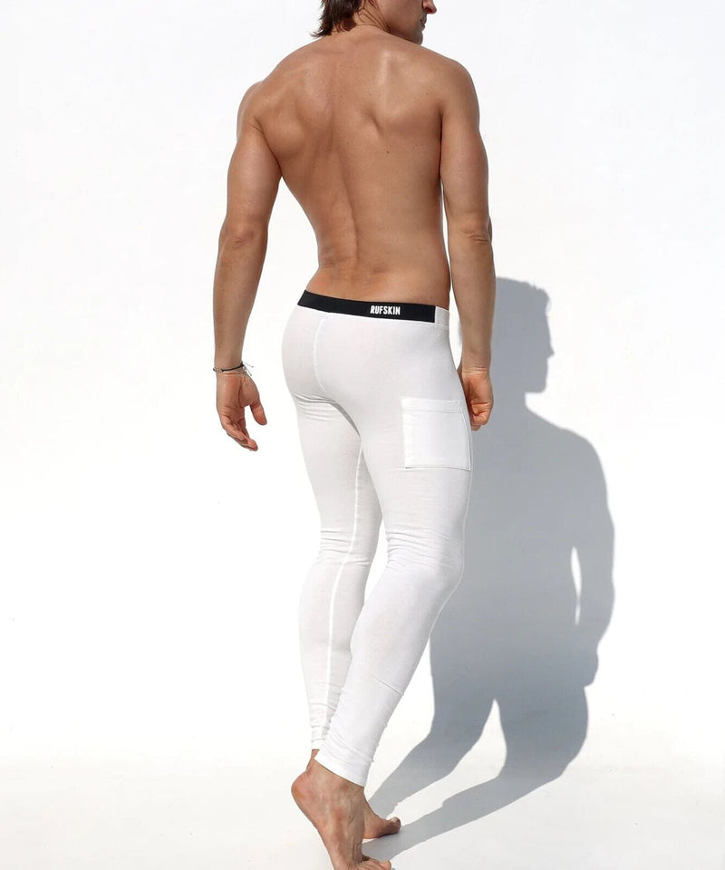 RUFSKIN Sport - Lounge Leggings ZENITH Stretch Cotton Loop Terry in Bone White 72
