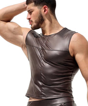 RUFSKIN Tank Top Sleevless Tvbibe Stretch Matte Sylvester Brown Hue 71