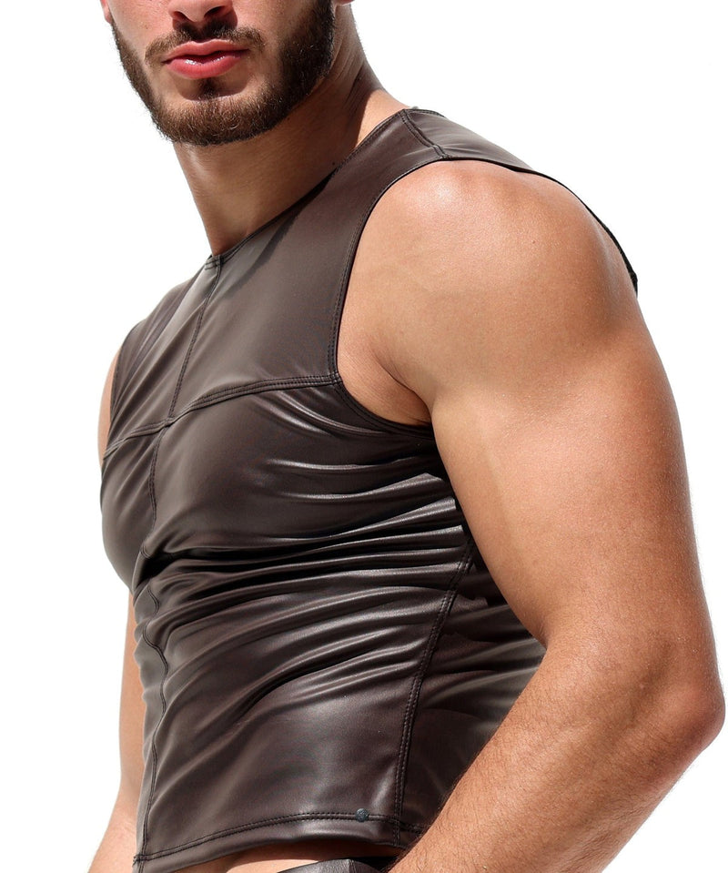 RUFSKIN Tank Top Sleevless Tvbibe Stretch Matte Sylvester Brown Hue 71