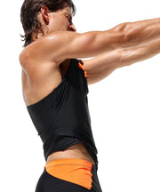 RUFSKIN! WAHOO Form Fitting Sport Tank Top Matte Elastic Straps Y Back 67