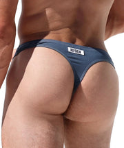 RUFSKIN's Signature T - Back Thongs GOGO Stretch Rayon Dual Layer in Slate 23