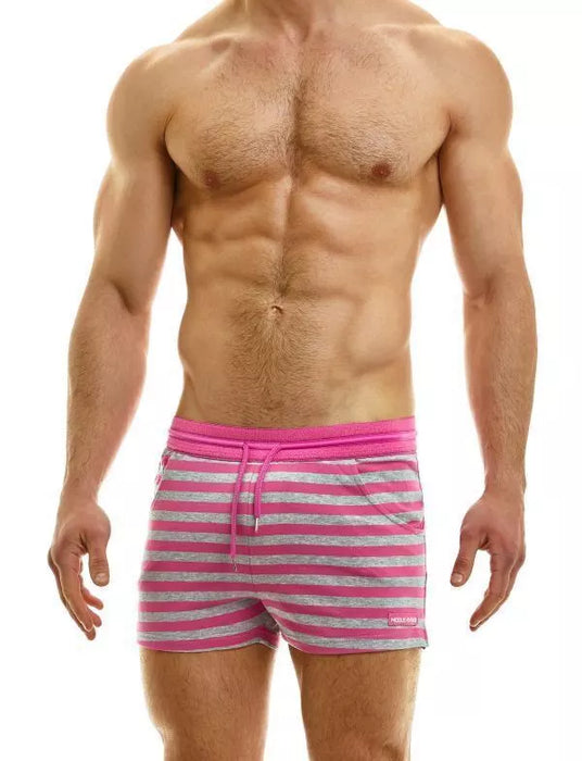 Modus Vivendi Exclusive Shorts Slim Fit Adjustable Drawstrings Fushia 23221