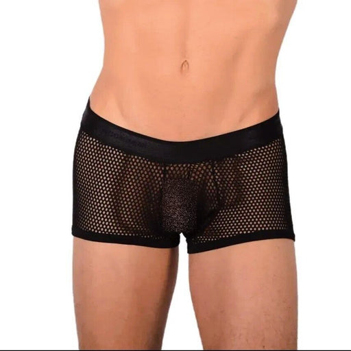 S SMU Sensual C - Thru Black Boxer MX20 341172