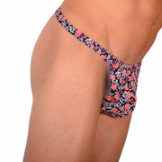 S SMU Sensual Floral Explosion Thong 33729 MX153
