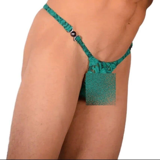 S SMU Sensual Green C - Thru Thong MX20 341141