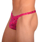 S SMU Sensual Red Hearts Thong 33688 MX151