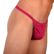 S SMU Sensual Red Thong 33696 MX155