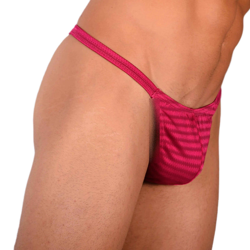 S SMU Sensual Red Thong 33696 MX155