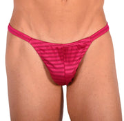 S SMU Sensual Red Thong 33696 MX151