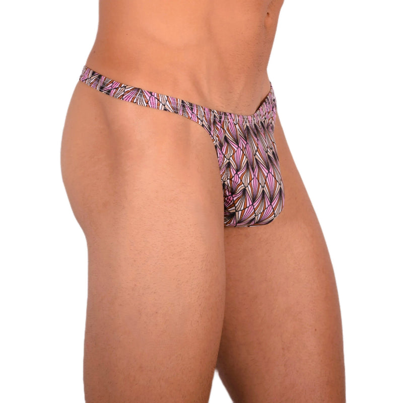 S SMU Sensual Retro Purple Thong 33687 MX155