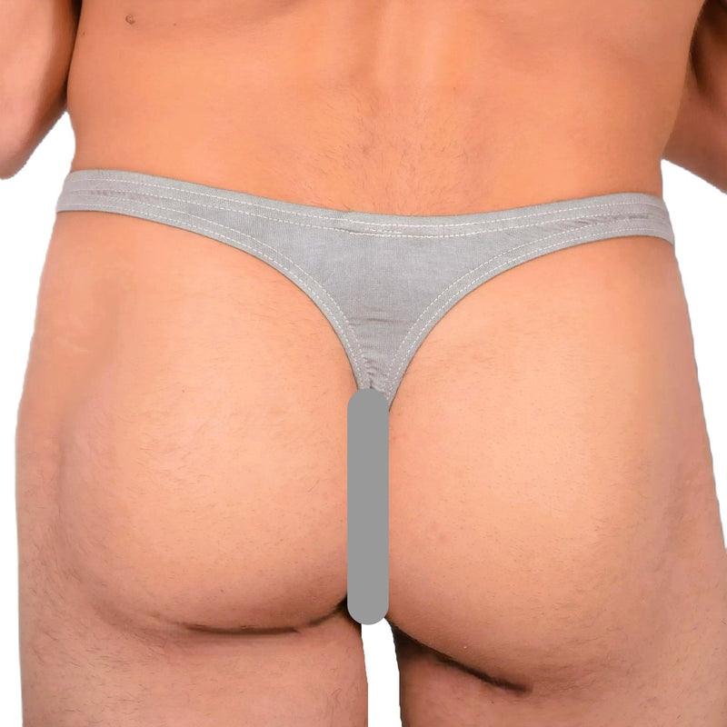 S SMU Sexy Pure Grey Thong 33651 MX144