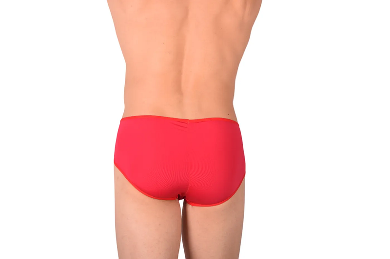 Pikante Brief Aston Slip En Nylon Briefs Red 8711 2