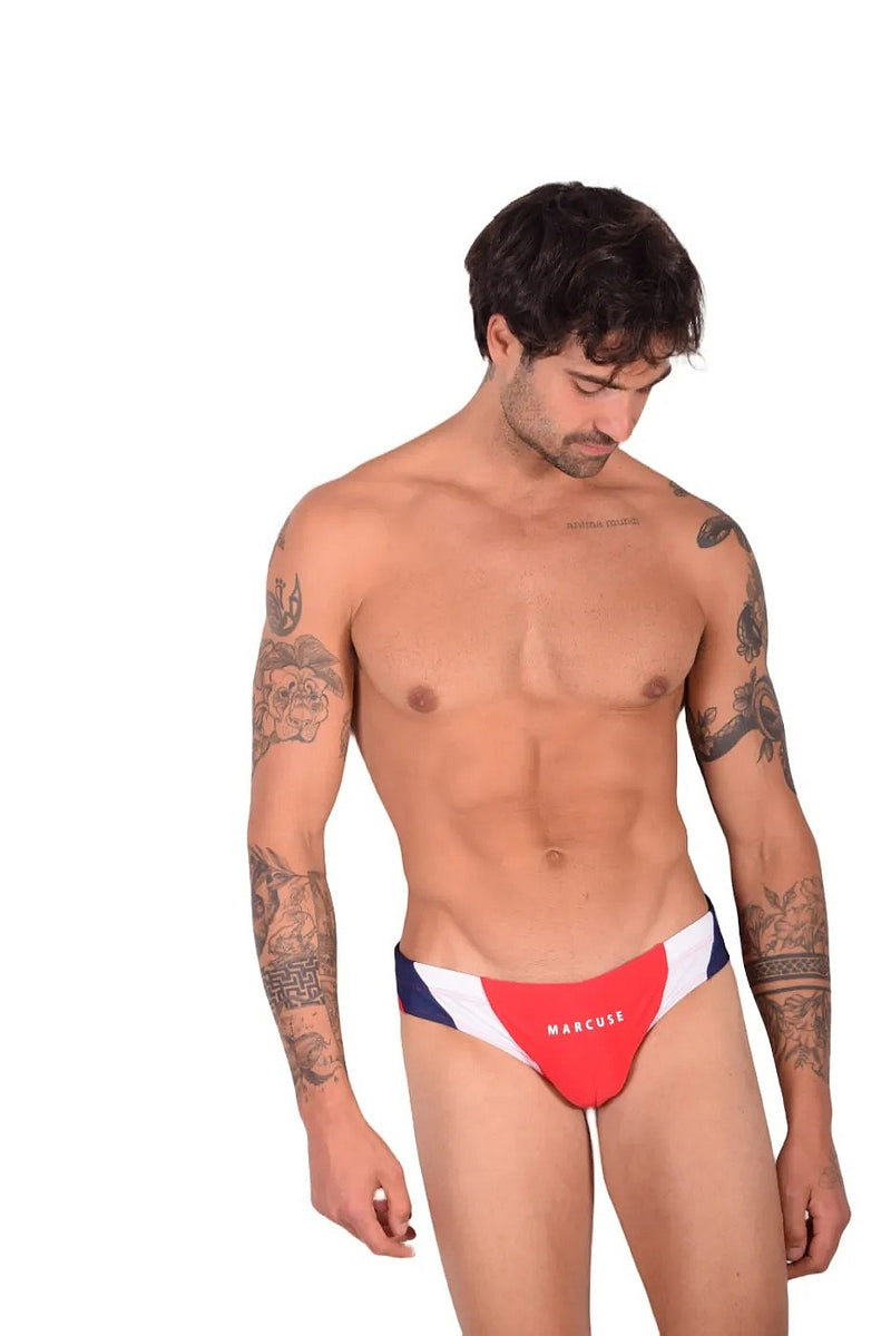 Maillots de bain Marcuse Aquaholic Slip de bain Rouge 4