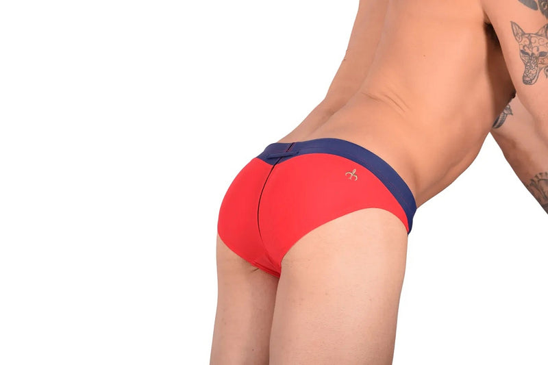 Maillots de bain Marcuse Aquaholic Slip de bain Rouge 4