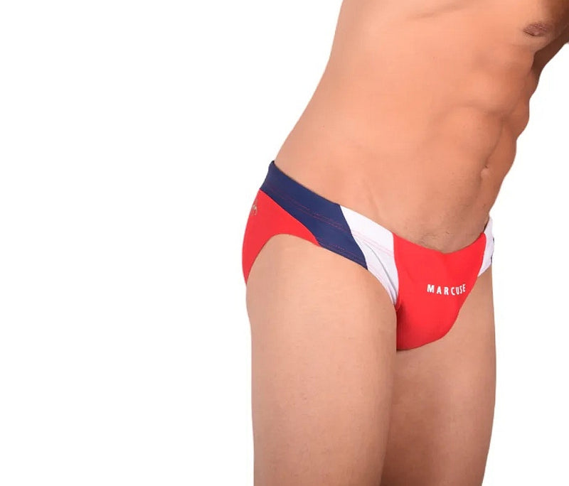 Maillots de bain Marcuse Aquaholic Slip de bain Rouge 4