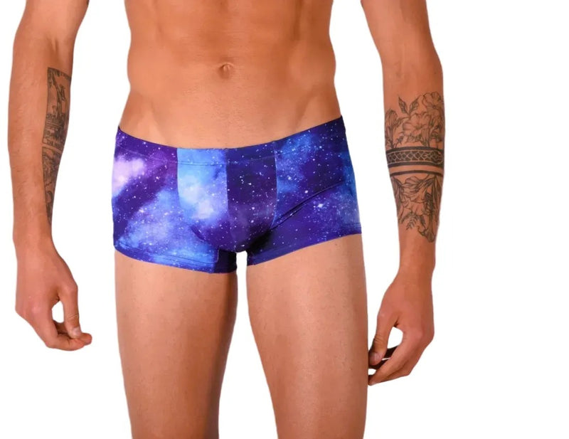 SMU Twilight Mini Boxer Coupe Sport Bleu Mix P01705 H41