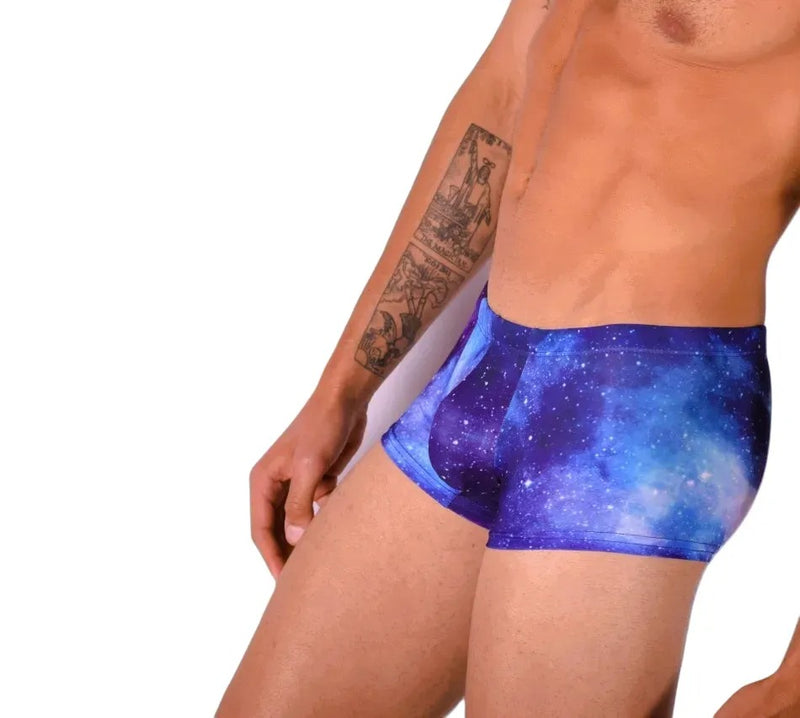 SMU Twilight Mini Boxer Coupe Sport Bleu Mix P01705 H41