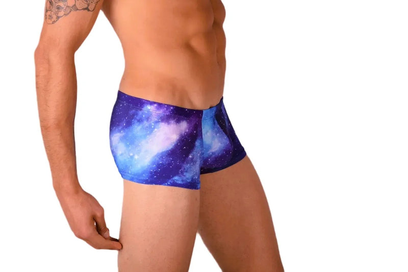 SMU Twilight Mini Boxer Coupe Sport Bleu Mix P01705 H41