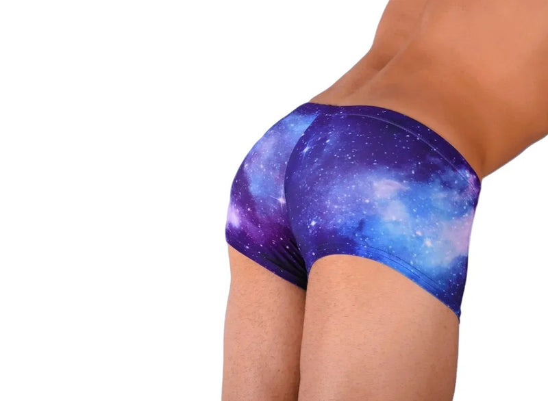 SMU Twilight Mini Boxer Coupe Sport Bleu Mix P01705 H41
