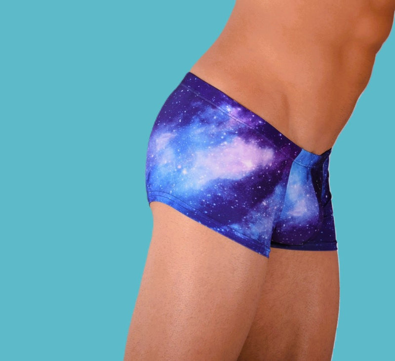 SMU Twilight Mini Boxer Coupe Sport Bleu Mix P01705 H41