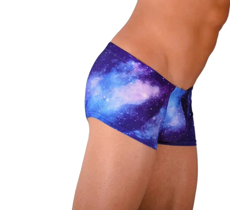 SMU Twilight Mini Boxer Coupe Sport Bleu Mix P01705 H41