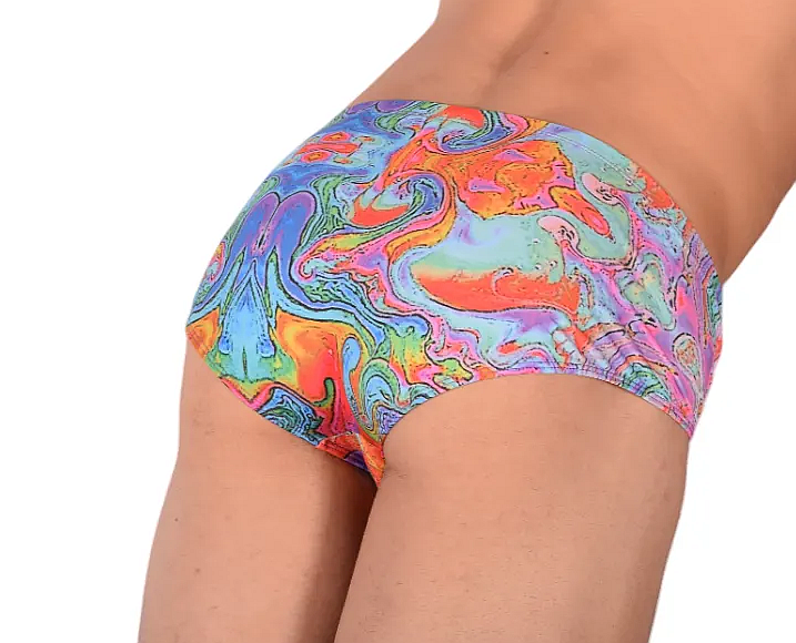 Pikante Slip coupe française Aladin Matrix Print 8715 2