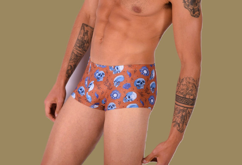 SMU Mini Hipster Skulls Tissu Doux Cuivre P01005 H44